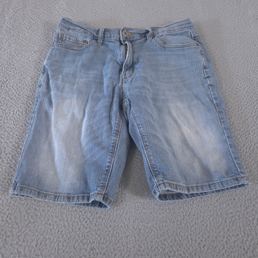 Levi's Shorts Mens 32 Light Blue 511 Slim Fit Stretch Jean Shorts Jorts Denim